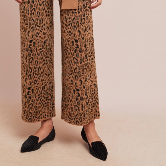 Sold ๐ Anthropologie Sweater Tie Leopard ๐ Pants - Picture 2 of 2